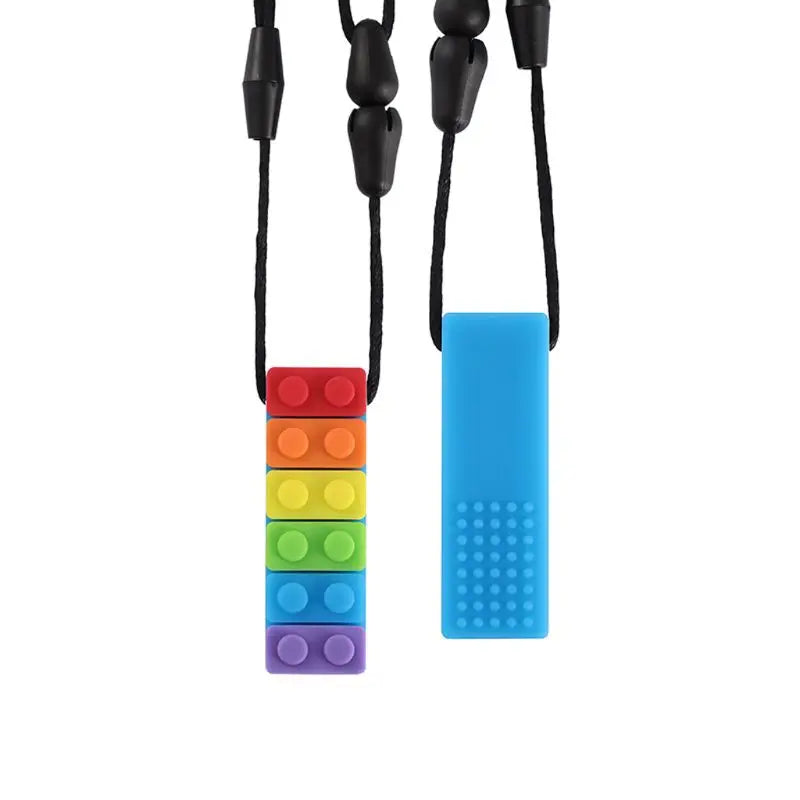 Sensory Chew Necklace – Silicone Teething & Anxiety Relief Pendant