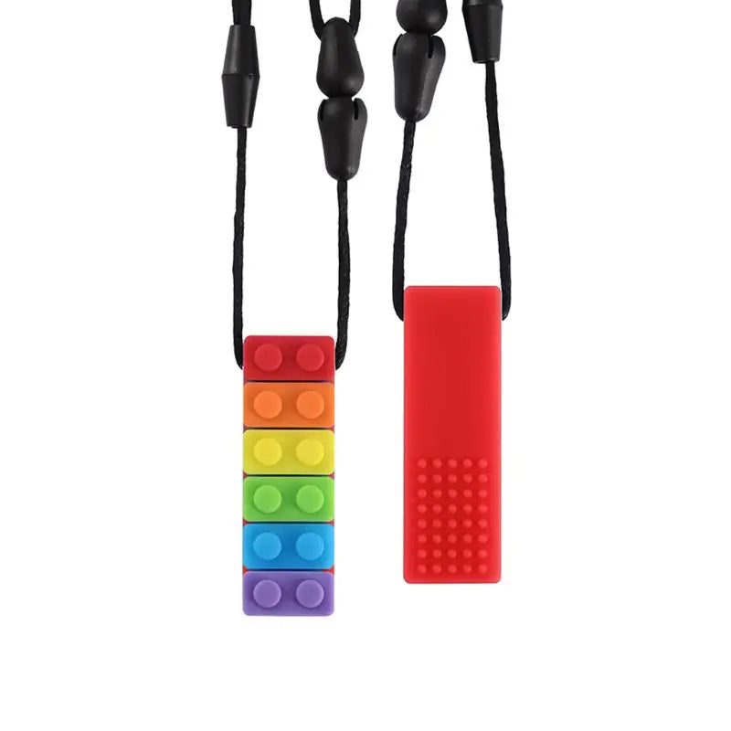 Sensory Chew Necklace – Silicone Teething & Anxiety Relief Pendant