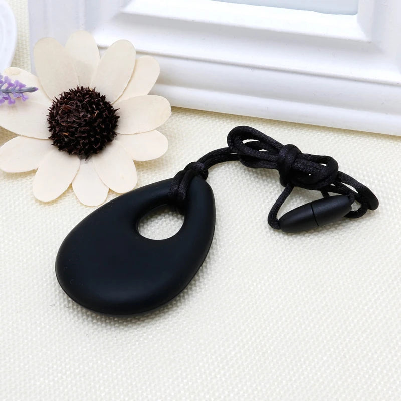 Sensory Chew Necklace – Silicone Teething & Anxiety Relief Pendant