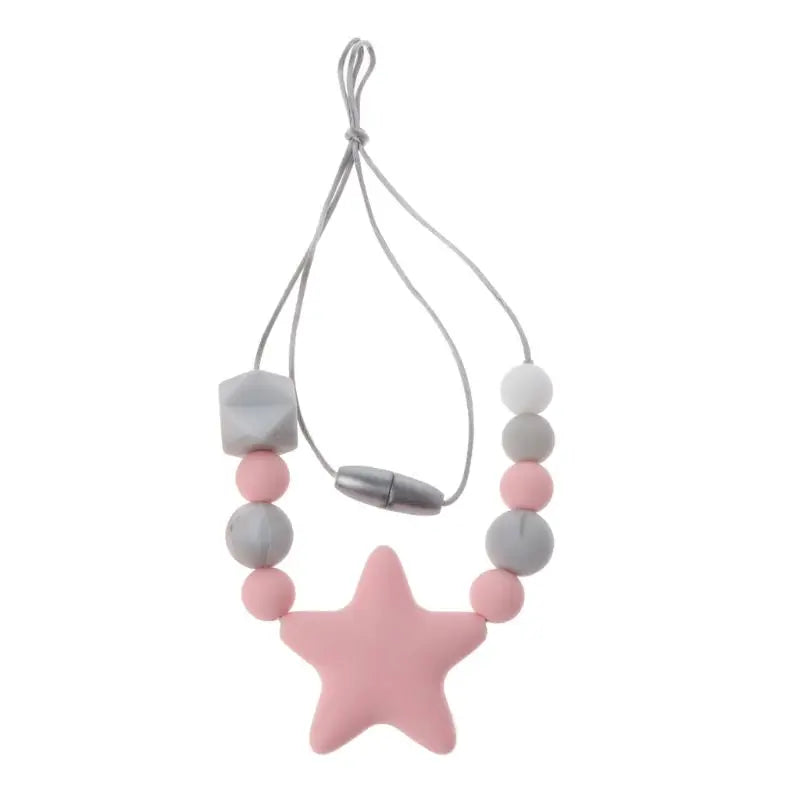 Sensory Chew Necklace – Silicone Teething & Anxiety Relief Pendant