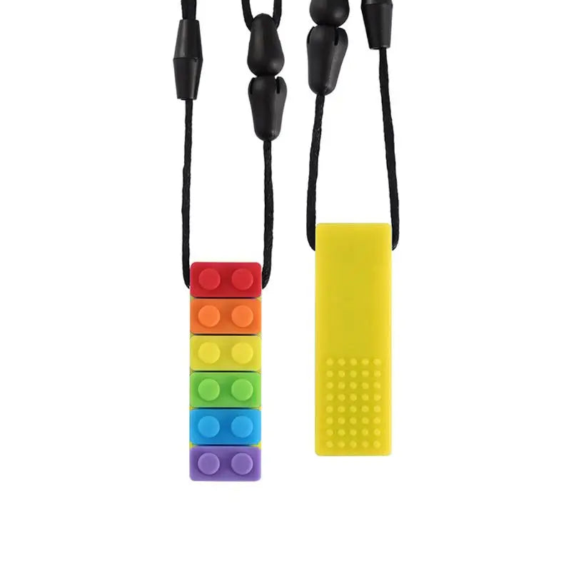 Sensory Chew Necklace – Silicone Teething & Anxiety Relief Pendant