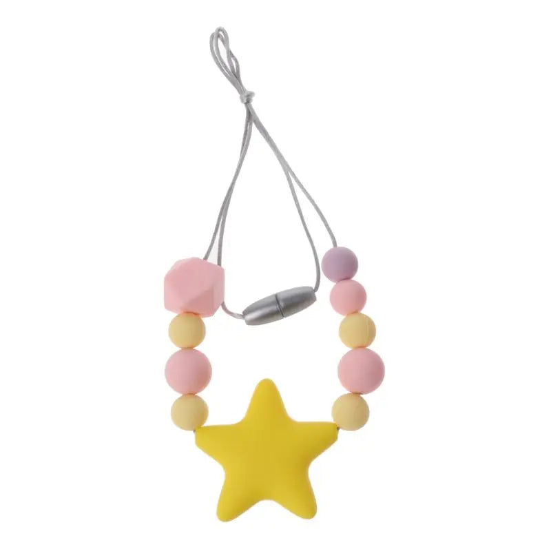 Sensory Chew Necklace – Silicone Teething & Anxiety Relief Pendant