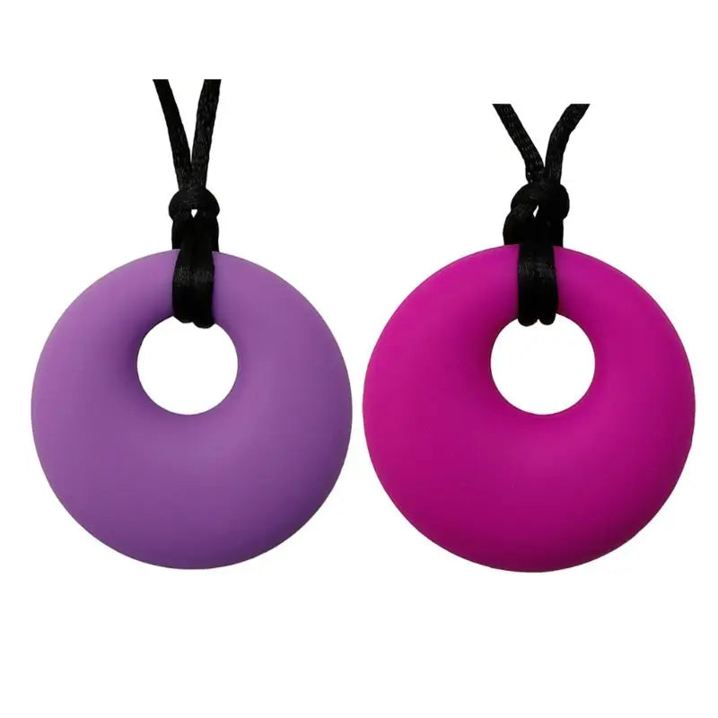 Sensory Chew Necklace – Silicone Teething & Anxiety Relief Pendant