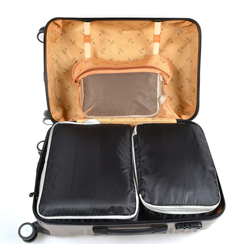 Waterproof Travel/Organising Packing Cubes – Set of 3