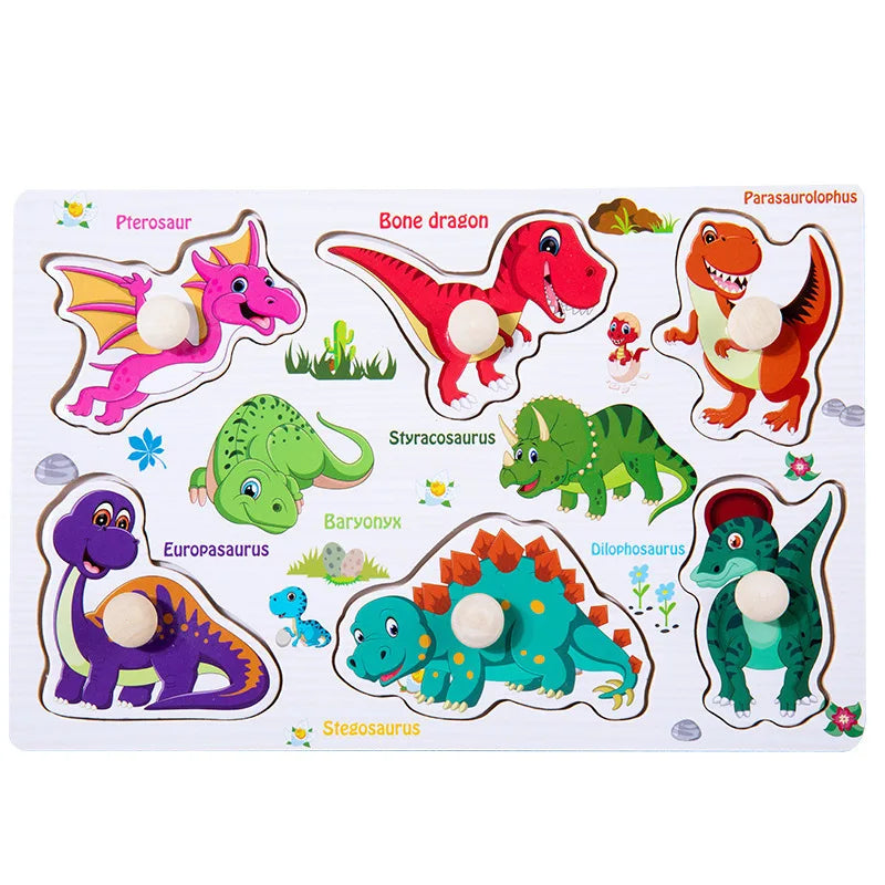 Montessori Wooden Animal Puzzles