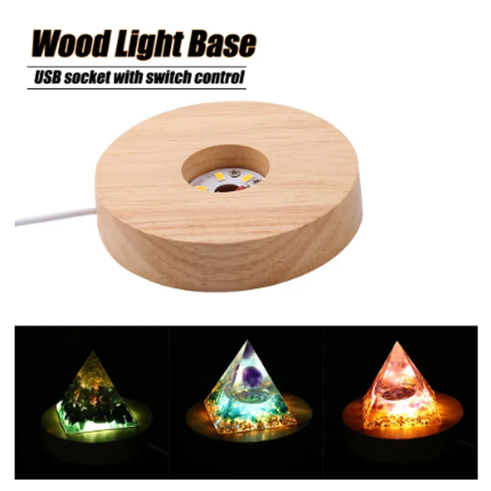 Energy Pyramid with Amethyst Ball – Orgonite Reiki Chakra Healing Crystal Craft