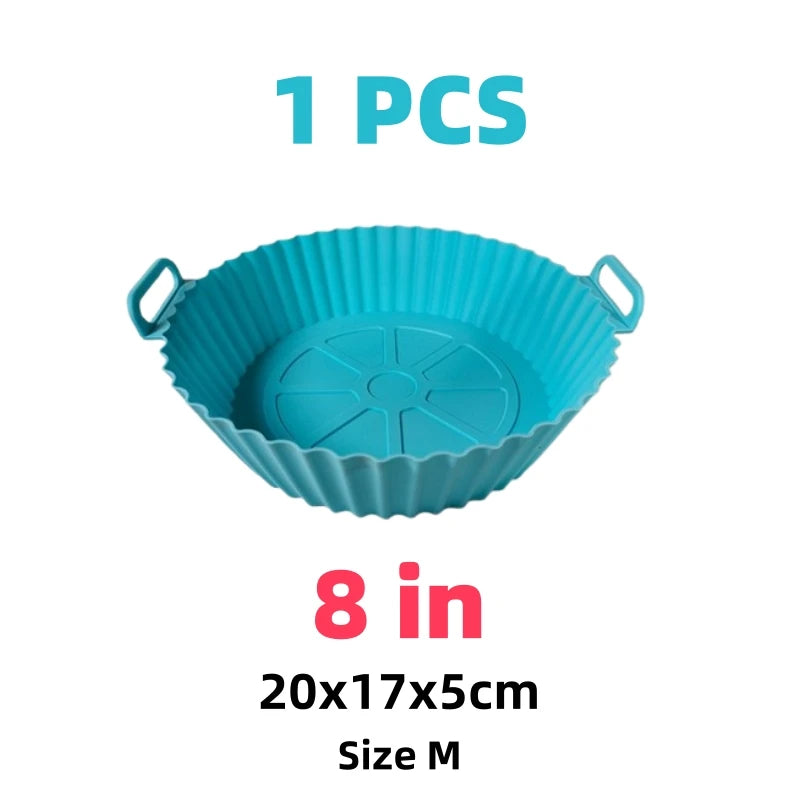 Airfryer Silicone Basket – Reusable Baking Tray & Silicone Mold for Air Fryer