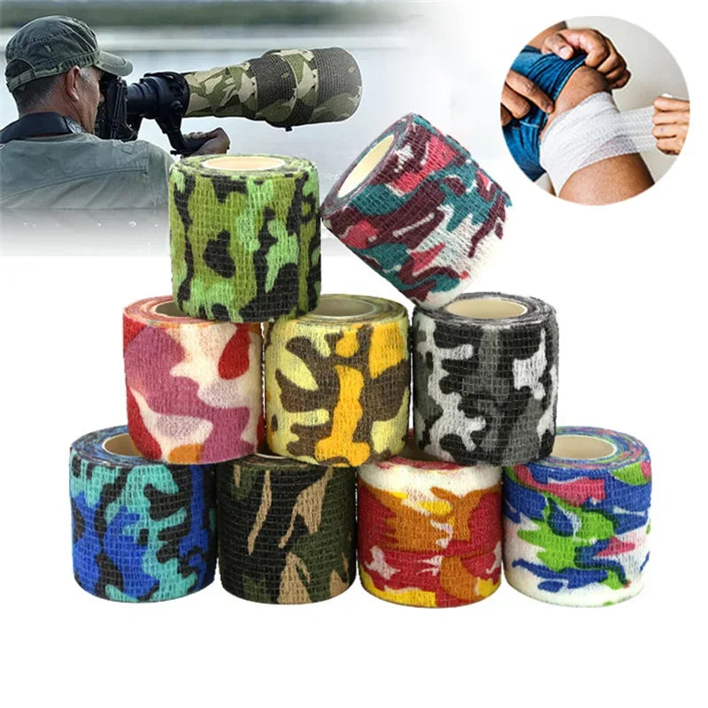 Self-Adhesive Non-Woven Elastic Bandage – Outdoor Emergency Survival Tool