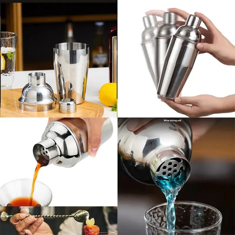 750ml Cocktail Shaker Set with Bartending Tools