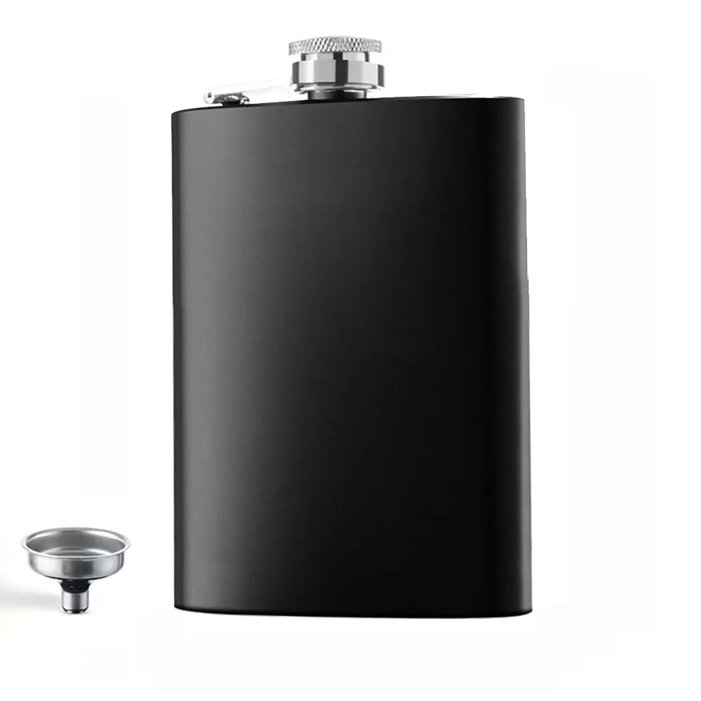 8oz Stainless Steel Hip Flask – Stylish Whiskey Bottle Gift ASSORTMENT