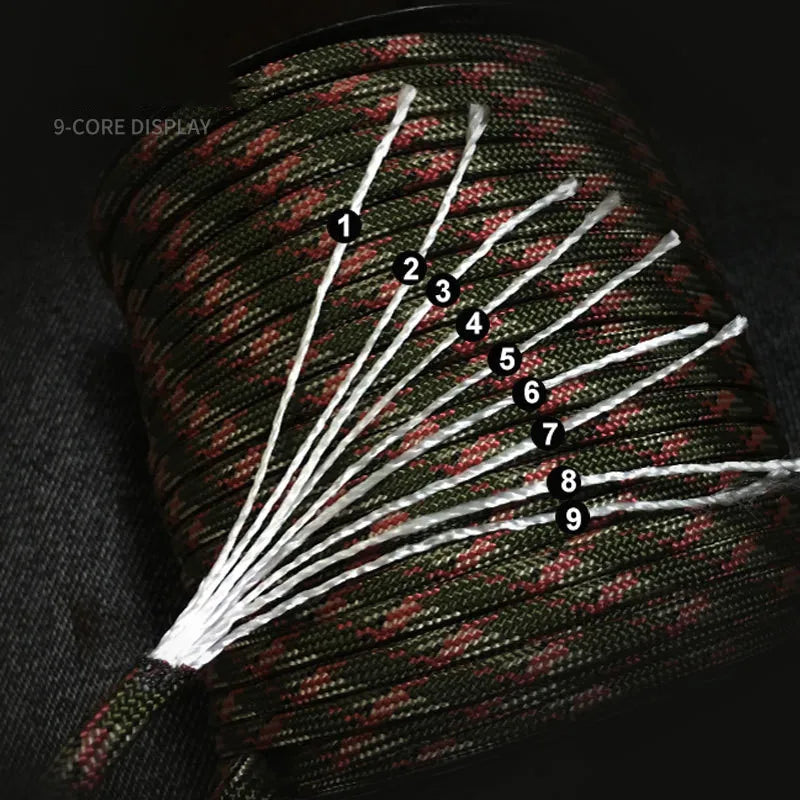 550 Paracord – 9-Core Military-Grade Survival Rope (4mm)