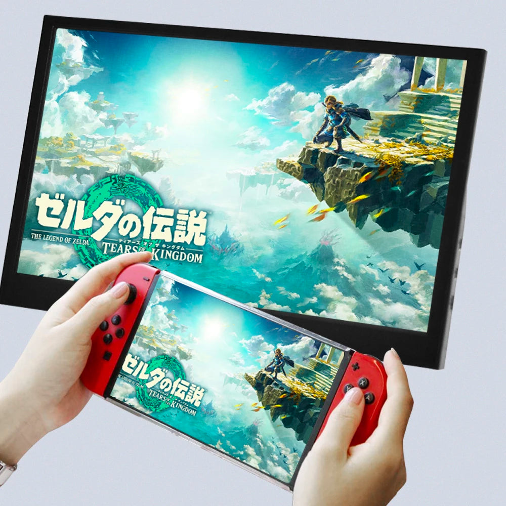 11.6" Portable Monitor – 1366x768 LCD Display for Gaming & More