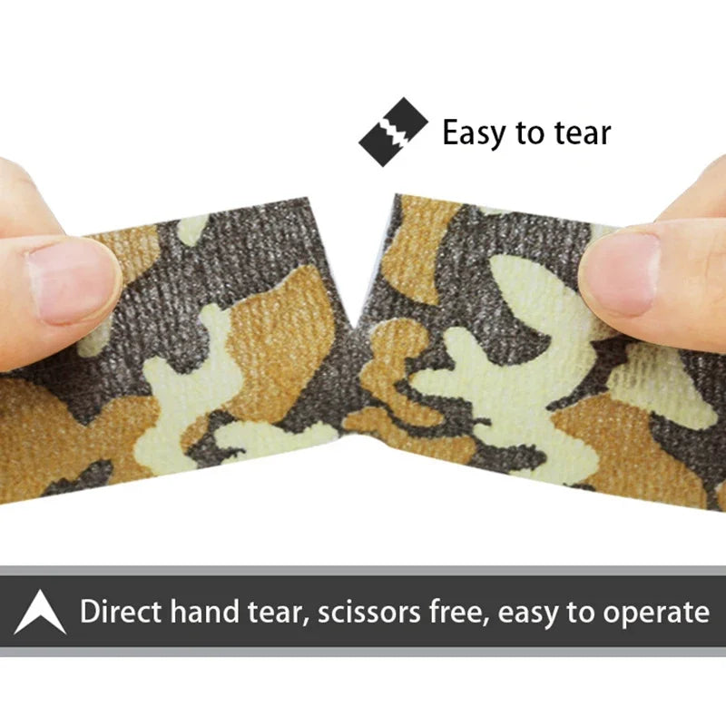 Self-Adhesive Non-Woven Elastic Bandage – Outdoor Emergency Survival Tool