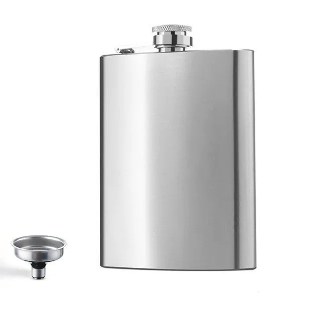 8oz Stainless Steel Hip Flask – Stylish Whiskey Bottle Gift ASSORTMENT