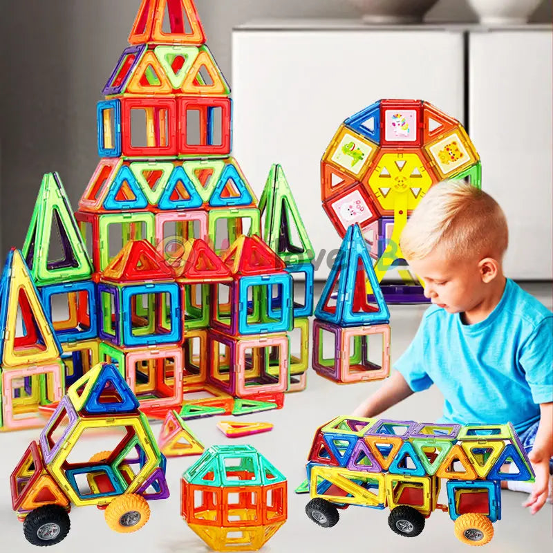 Viral Magnetic Building Blocks – Large Magnetic Toy Set for Kids
