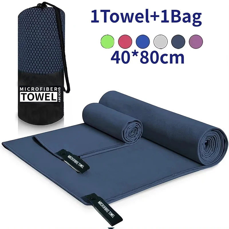 Quick-Drying Sports Towel – 40x80CM Lightweight Fitness & Travel Essential
