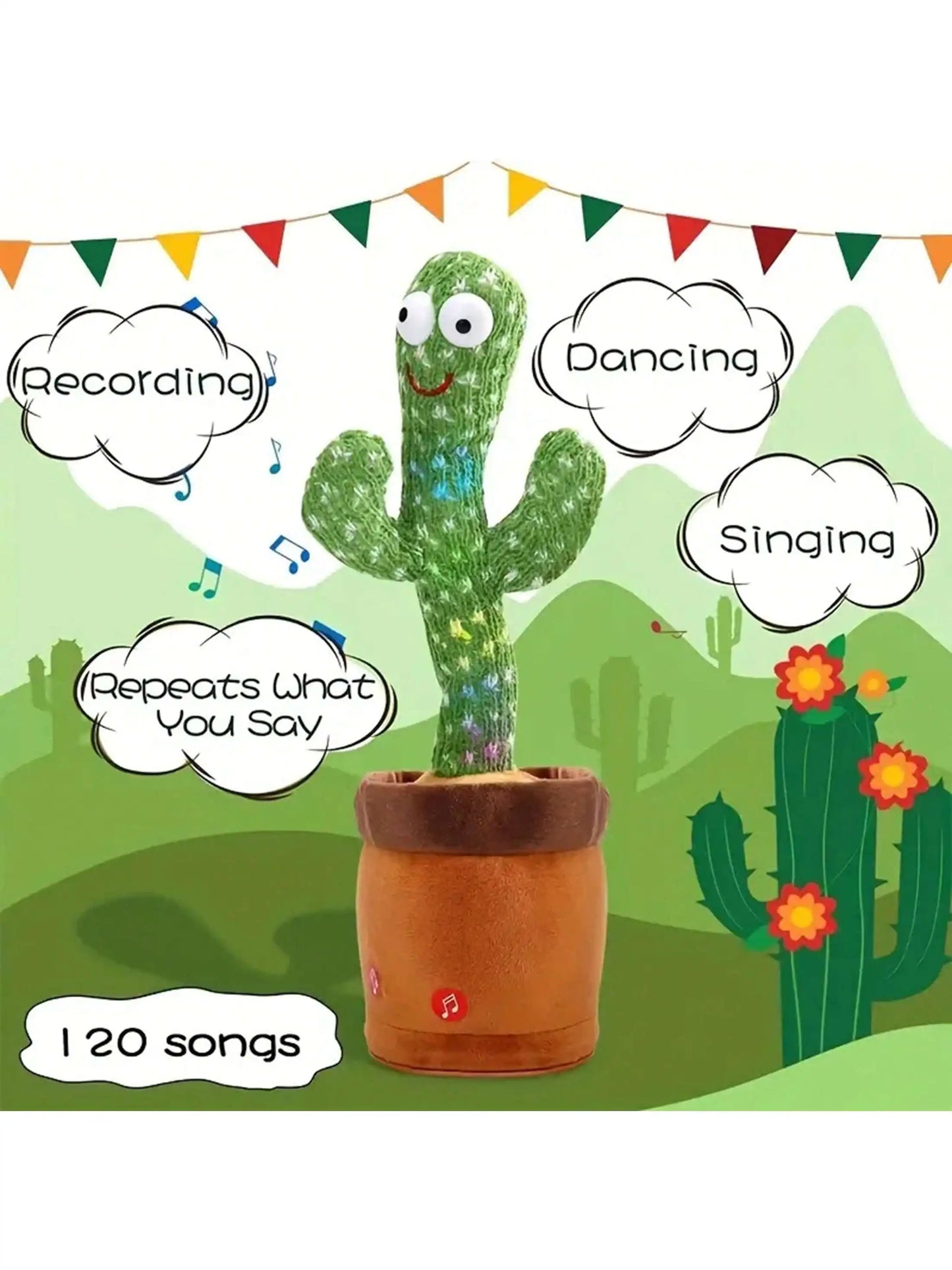 Viral Dancing & Talking Cactus Toy