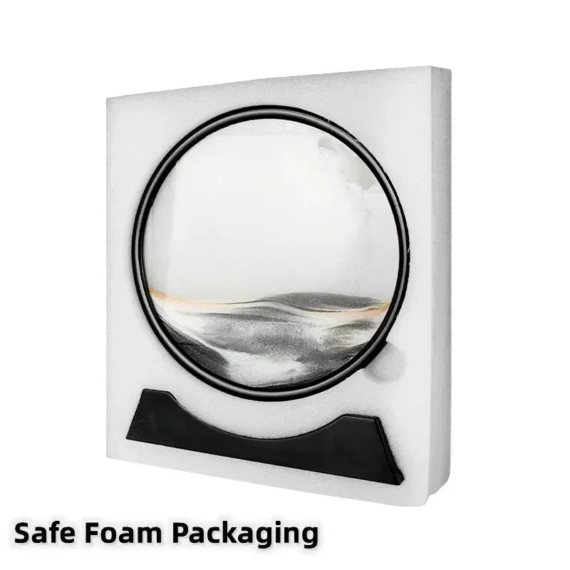 3D Moving Sand Art Picture – Deep Sea Sandscape Hourglass Craft