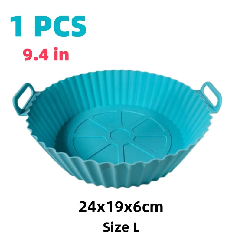 Airfryer Silicone Basket – Reusable Baking Tray & Silicone Mold for Air Fryer