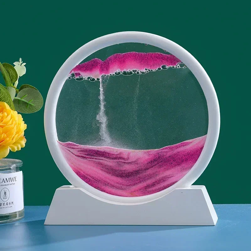 3D Moving Sand Art Picture – Deep Sea Sandscape Hourglass Craft