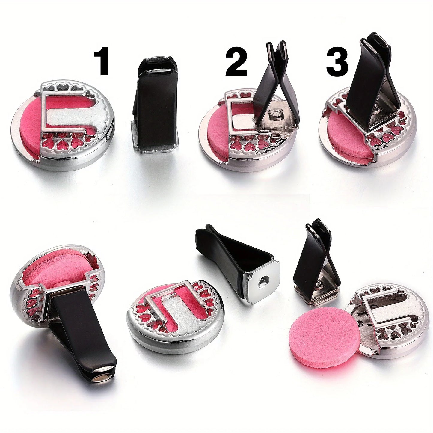 Refillable Car Air Freshener Diffuser Clip