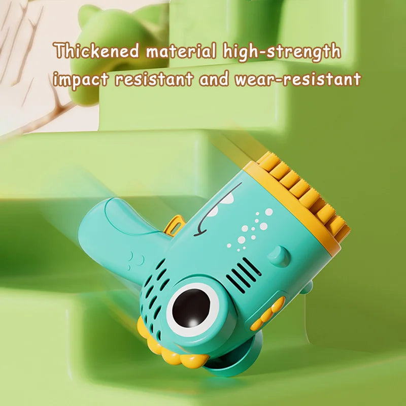 Dinosaur Bubble Machine – 40-Hole Electric Handheld Bubble Gun