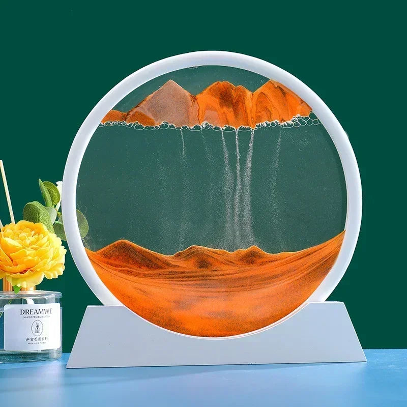 3D Moving Sand Art Picture – Deep Sea Sandscape Hourglass Craft