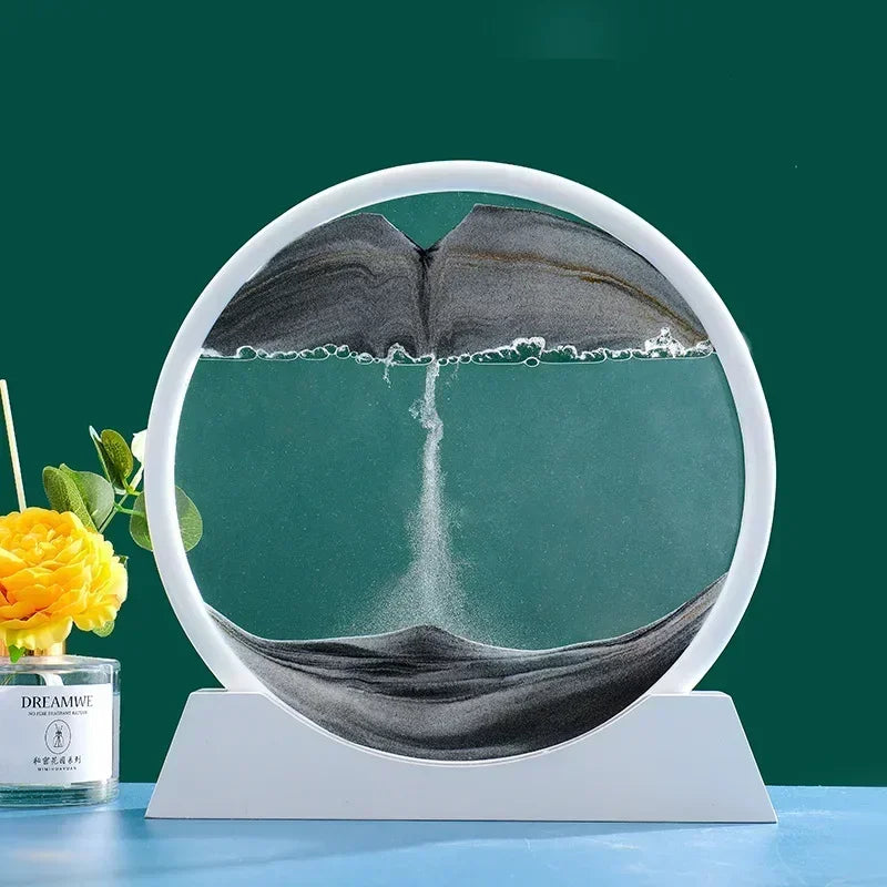 3D Moving Sand Art Picture – Deep Sea Sandscape Hourglass Craft