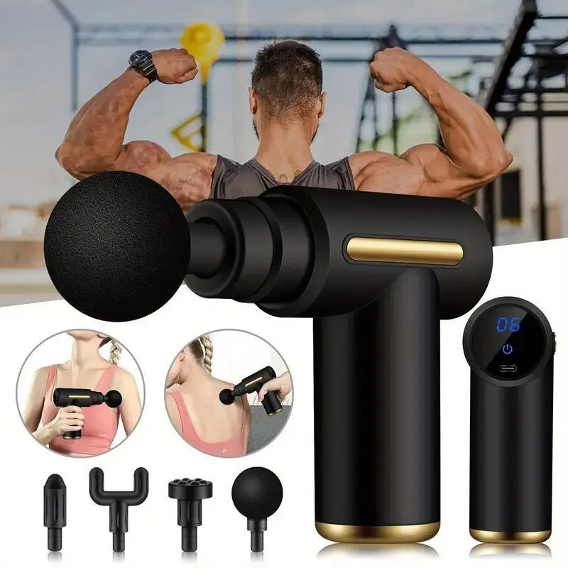 Mini Muscle Massage Gun – Portable Deep Tissue Percussion Massager