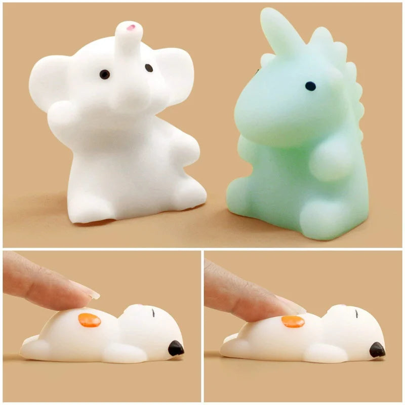 Mochi Squishies – Kawaii Animal Stress Relief Toys (5-50PCS)