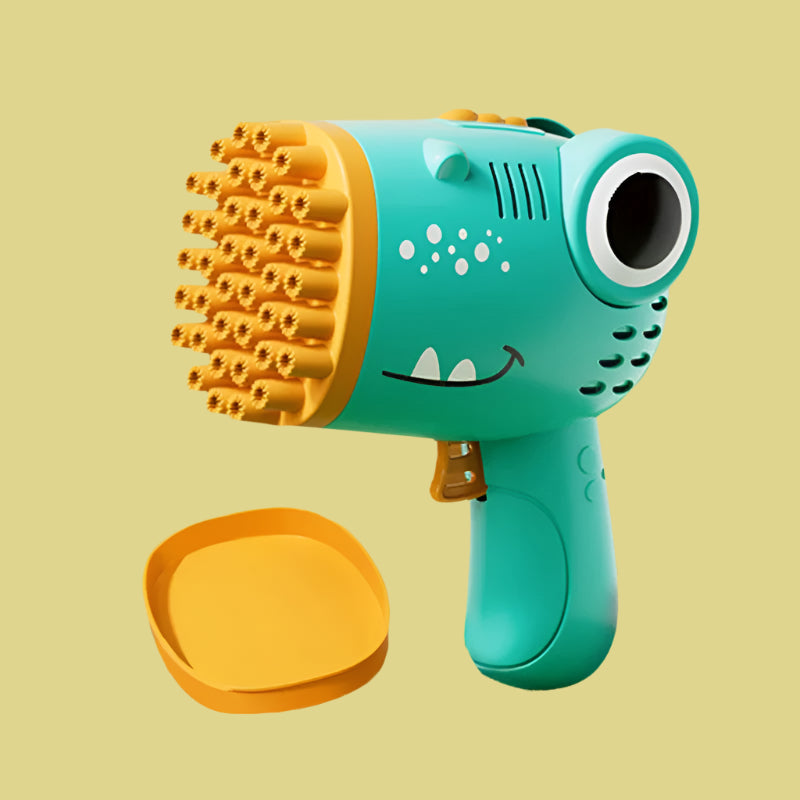 Dinosaur Bubble Machine – 40-Hole Electric Handheld Bubble Gun