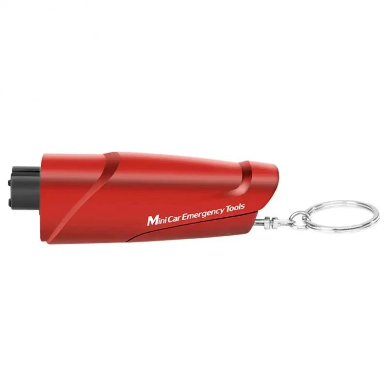 Multifunction Car Emergency Hammer & Safety Tool – Keychain Self-Rescue Device