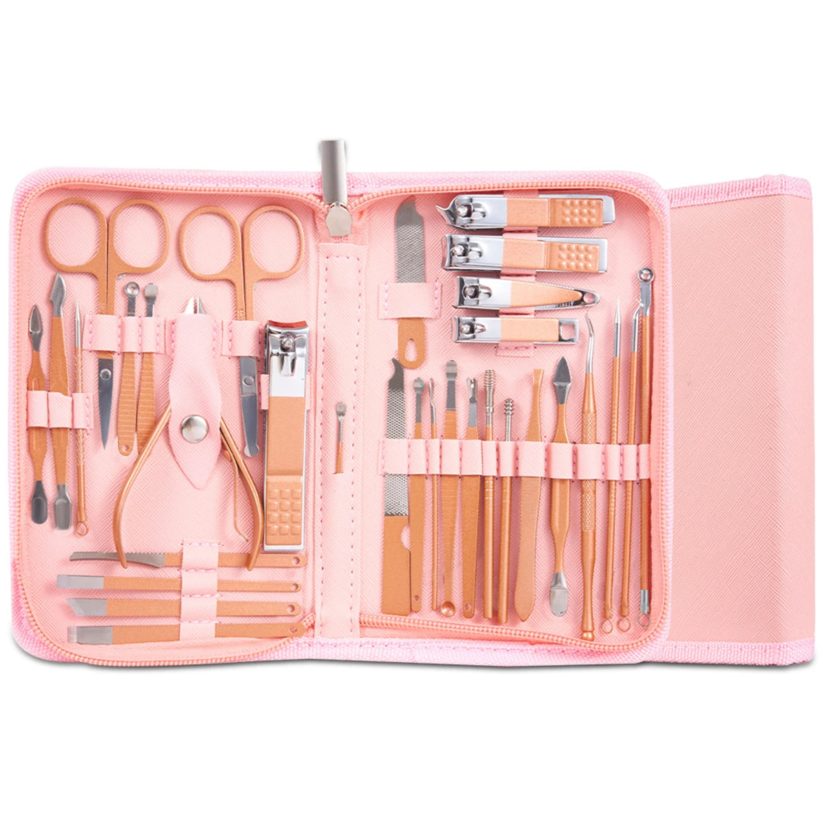 32-Piece Professional Manicure & Pedicure Set – Complete Nail and Facial Grooming Kit
