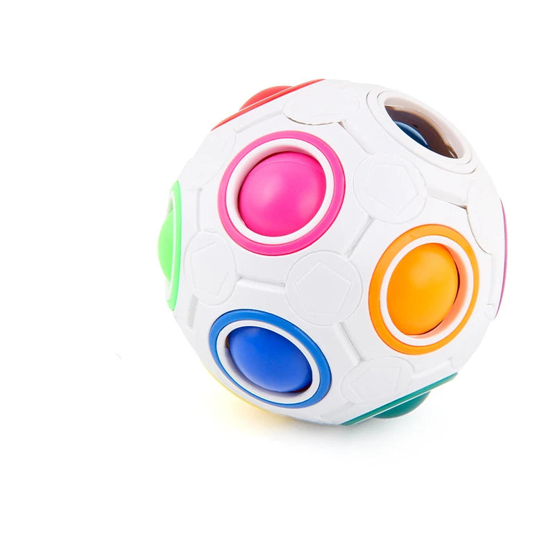 Magic Rainbow Puzzle Ball – 3D Brain Teaser & Stress Reliever