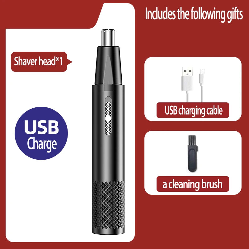 Mini USB Rechargeable Nose Hair Trimmer