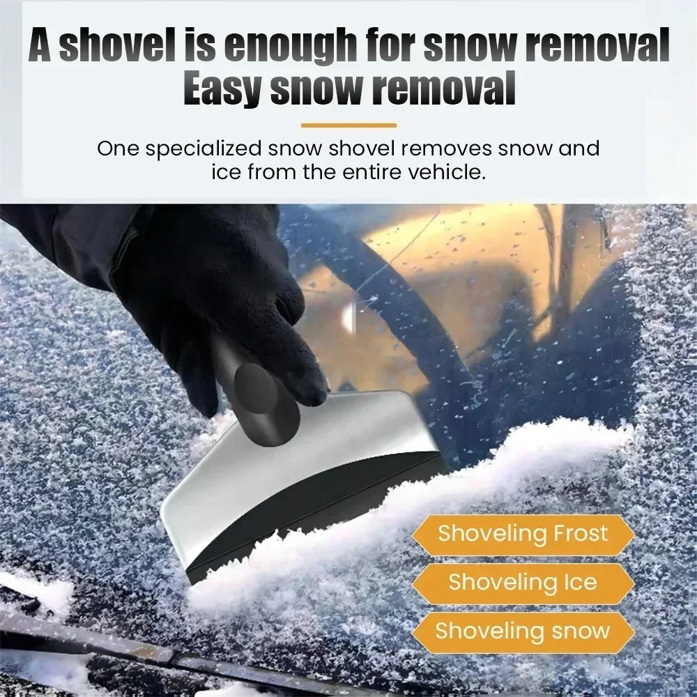 Snow Removal Scraper – Car Windshield Ice & Snow Shovel Tool