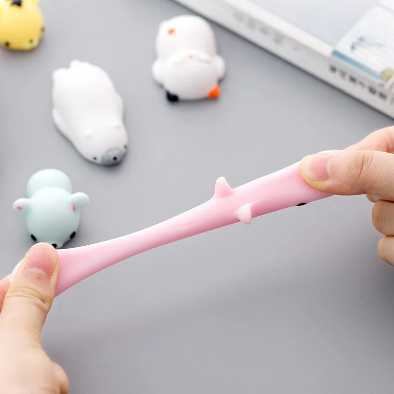 Mochi Squishies – Kawaii Animal Stress Relief Toys (5-50PCS)