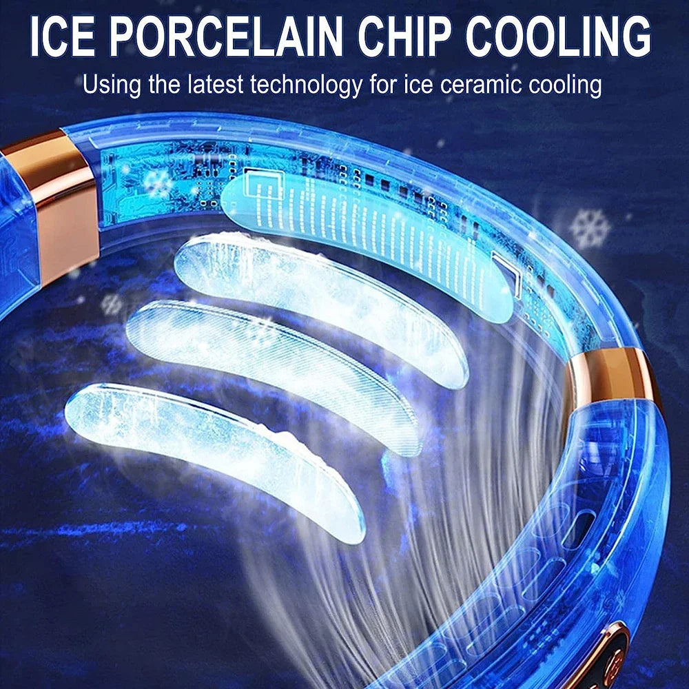 Hanging Neck Fan – Portable Bladeless Neck Air Cooler
