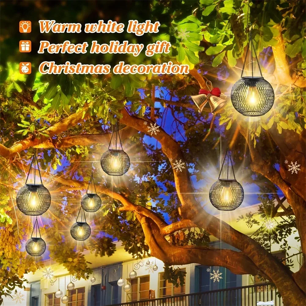 Solar Lantern Outdoor – Waterproof Hanging Decorative Lights
