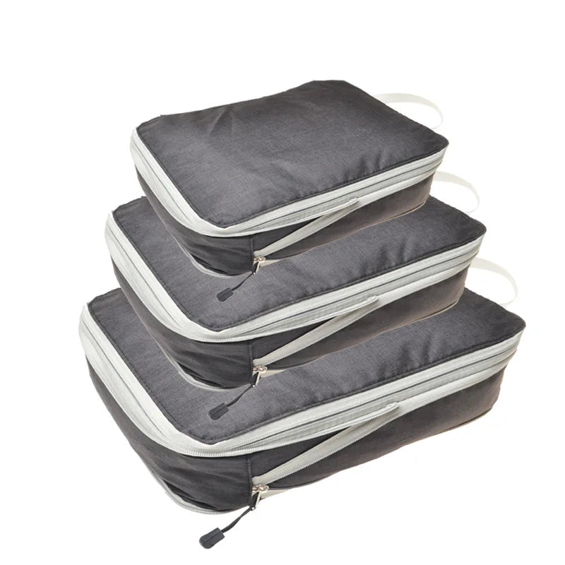 Waterproof Travel/Organising Packing Cubes – Set of 3