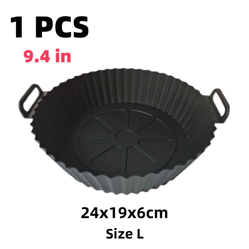 Airfryer Silicone Basket – Reusable Baking Tray & Silicone Mold for Air Fryer