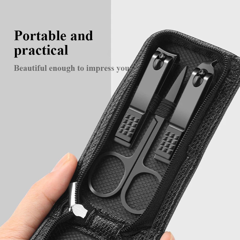 6-Piece Portable Luxury Manicure & Pedicure Set – Personal Care Kit