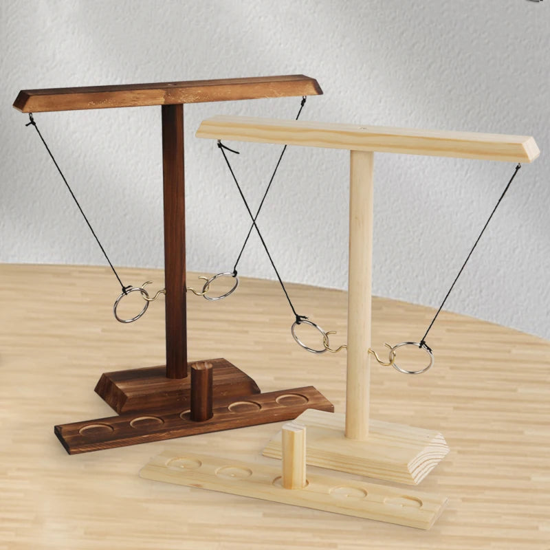 Ring Toss Game – Handmade Wooden Outdoor/Indoor Yard Game