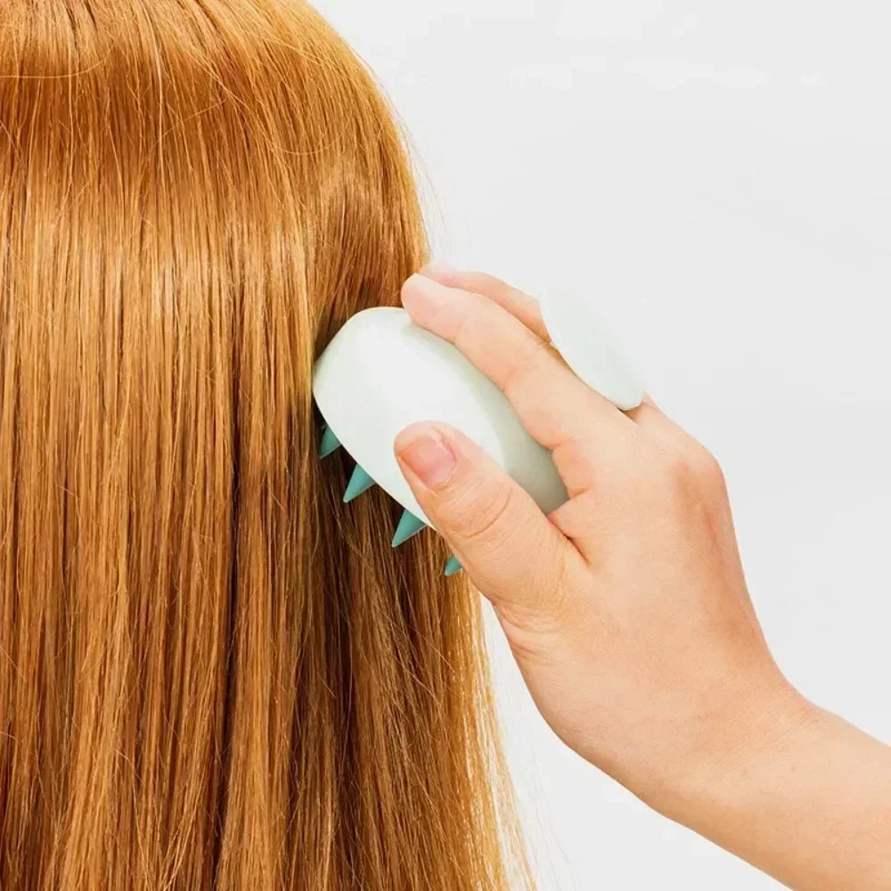Silicone Shampoo Brush & Scalp Massager
