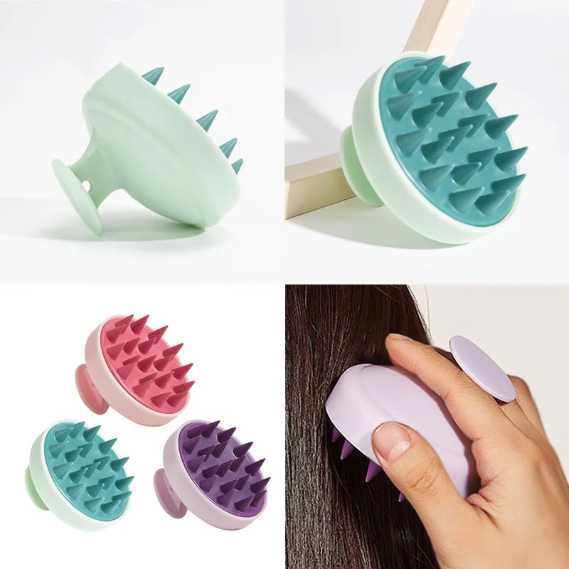 Silicone Shampoo Brush & Scalp Massager