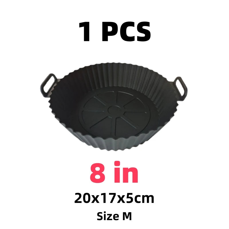 Airfryer Silicone Basket – Reusable Baking Tray & Silicone Mold for Air Fryer