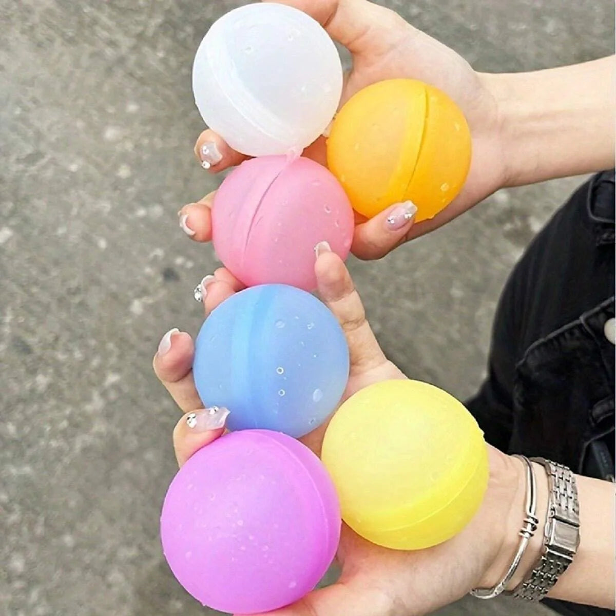Reusable Silicone Water Balloons – Quick-Fill Water Balls for Summer Fun