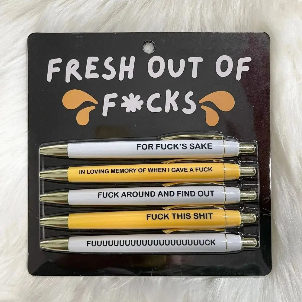 Push Type 'Motivational' Pen – Creative & Fun Signature Stationery