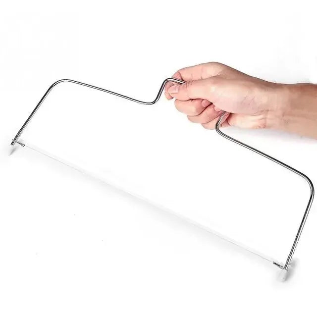 Adjustable Height Cake Slicer – Stainless Steel Cake Decorating Tool