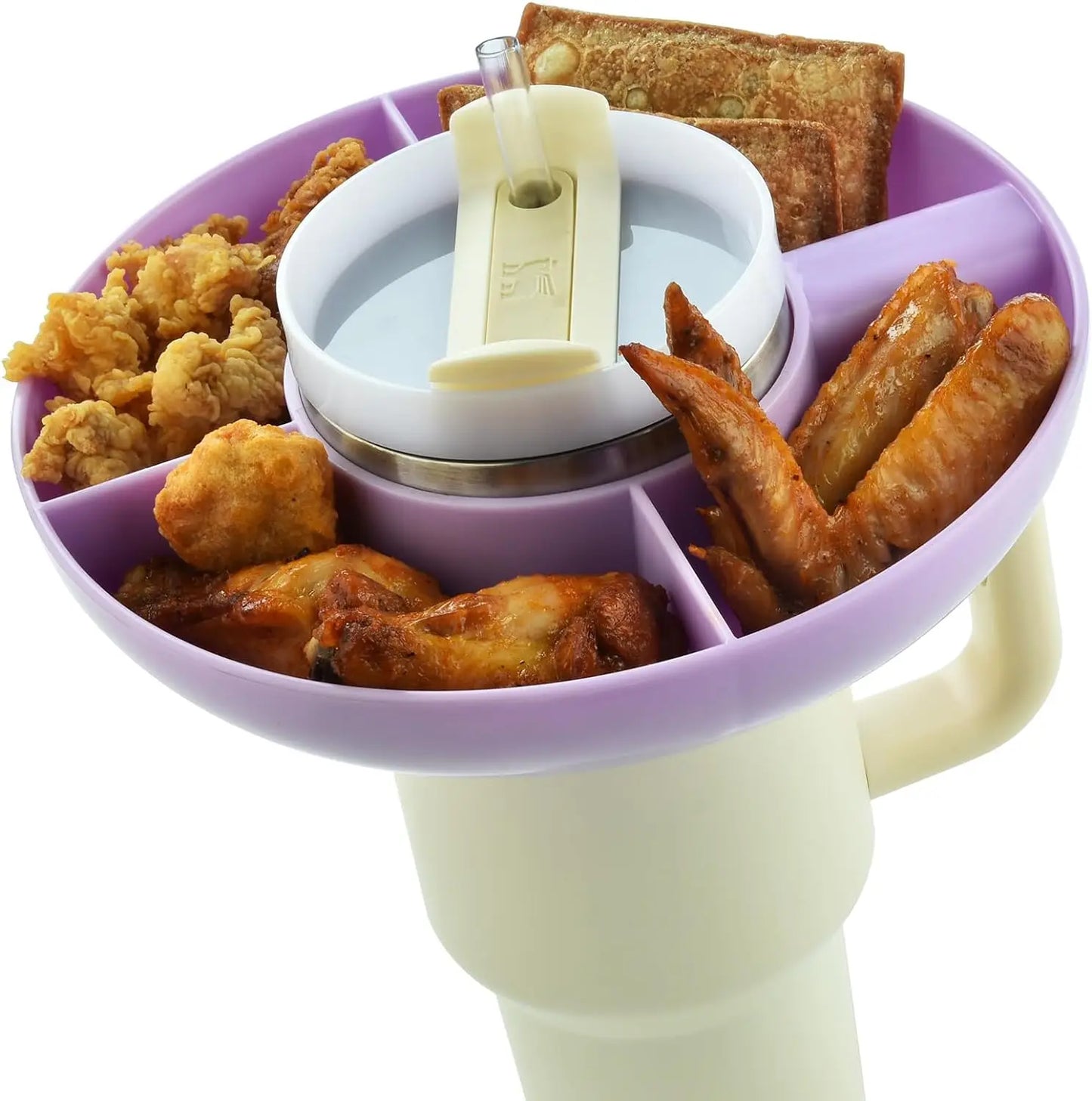Snack Bowl for Stanley 40 oz Tumbler with Handle – Stanley Cup Accessory Snack Tray